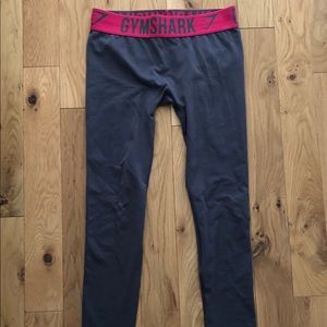 Pink and grey gymshark leggings size small